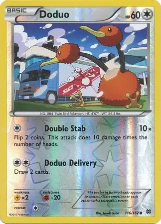 BREAKthrough Doduo #116/162 reverse holo